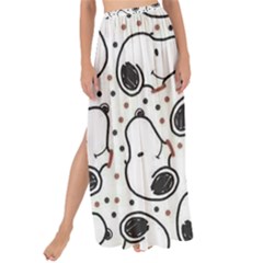 Dog Pattern Maxi Chiffon Tie-up Sarong by Wegoenart