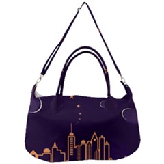 Skyscraper Town Urban Towers Removal Strap Handbag by Wegoenart