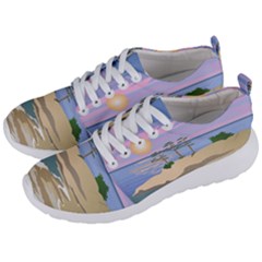 Vacation Island Sunset Sunrise Men s Lightweight Sports Shoes by Wegoenart