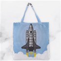 Rocket Shuttle Spaceship Science Grocery Tote Bag View2