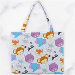 Animal Faces Collection Mini Tote Bag by Nexatart