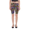 Graffiti Word Seamless Pattern Yoga Cropped Leggings View1