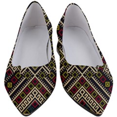 Zentangle Style Geometric Ornament Pattern Women s Block Heels  by Nexatart