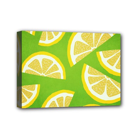 Lemon Fruit Healthy Fruits Food Mini Canvas 7  X 5  (stretched) by Nexatart