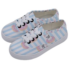 French Bulldog Dog Seamless Pattern Kids  Classic Low Top Sneakers by Vaneshart