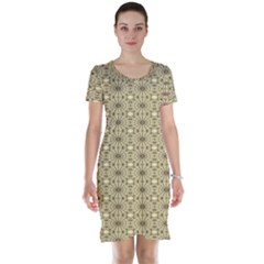 Digital Flowers Short Sleeve Nightdress by Sparkle