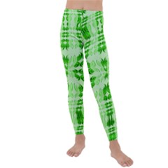 Digital Illusion Kids  Lightweight Velour Leggings by Sparkle