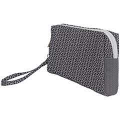 Black And White Triangles Wristlet Pouch Bag (small) by Sparkle