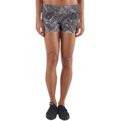 Grey Glow Cartisia Yoga Shorts by Sparkle