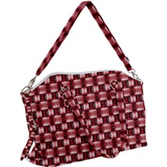 Red Kalider Canvas Crossbody Bag by Sparkle