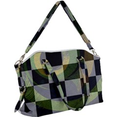 Digital Checkboard Canvas Crossbody Bag by Sparkle