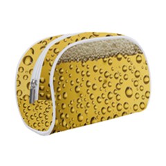 Beer Bubbles Makeup Case (small) by Wegoenart
