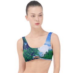 The Deep Blue Sky The Little Details Bikini Top by Fractalsandkaleidoscopes