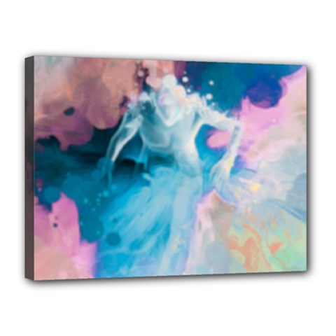 Colorful Beach Canvas 16  X 12  (stretched) by Sparkle