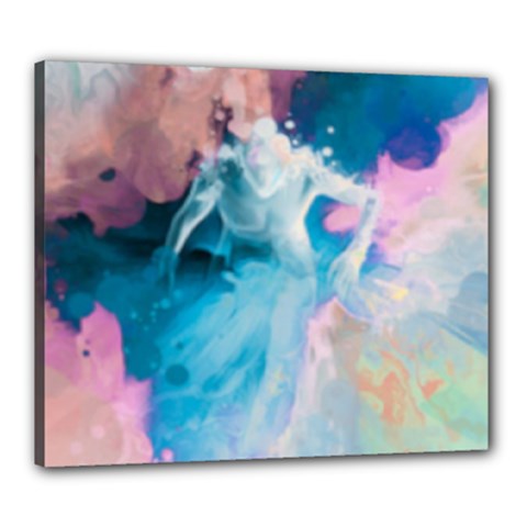 Colorful Beach Canvas 24  X 20  (stretched) by Sparkle
