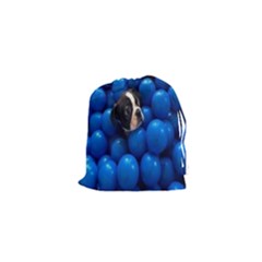 Cute Balls Puppy Drawstring Pouch (xs) by Sparkle