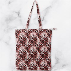 Digital Checkboard Double Zip Up Tote Bag by Sparkle