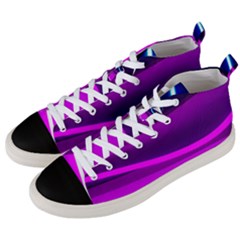 Neon Wonder  Men s Mid-top Canvas Sneakers by essentialimage
