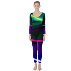Neon Wonder Long Sleeve Catsuit by essentialimage
