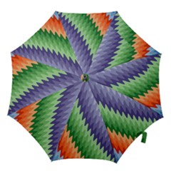 Zigzag Waves Hook Handle Umbrellas (large) by Sparkle