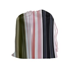 Satin Strips Drawstring Pouch (xl) by Sparkle