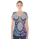 Wirldrawing Short Sleeve Front Detail Top View1