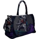 Illustration Astronaut Cosmonaut Paying Skateboard Sport Space With Astronaut Suit Duffel Travel Bag View2