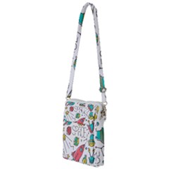 Space Cosmos Seamless Pattern Seamless Pattern Doodle Style Multi Function Travel Bag by Vaneshart