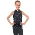 Seamless Pattern With Love Symbols Kids  Sleeveless Polo Tee View1