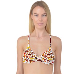 Africa Jungle Ethnic Tribe Travel Seamless Pattern Vector Illustration Reversible Tri Bikini Top by Vaneshart