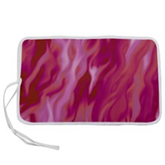 Lesbian Pride Abstract Smokey Shapes Pen Storage Case (m) by VernenInk