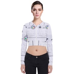 Ipaused2 Long Sleeve Zip Up Bomber Jacket by ChezDeesTees