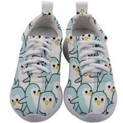 Penguins Pattern Kids Athletic Shoes by Vaneshart