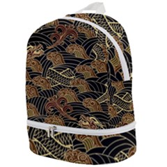 Oriental-traditional-seamless-pattern Zip Bottom Backpack by Vaneshart