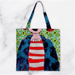 Fiola Wall Zipper Grocery Tote Bag by snowwhitegirl
