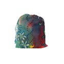 Flower Dna Drawstring Pouch (Medium) View2