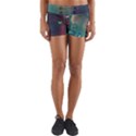 Flower Dna Yoga Shorts View1