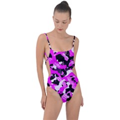 Urban Queen Tie Strap One Piece Swimsuit by crazymind