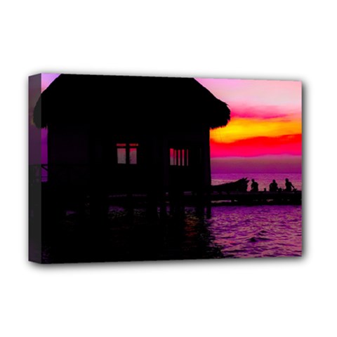 Ocean Dreaming Deluxe Canvas 18  X 12  (stretched) by essentialimage