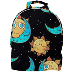 Seamless Pattern With Sun Moon Children Mini Full Print Backpack by BangZart