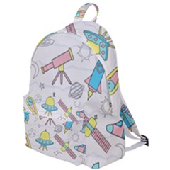 Cute Seamless Pattern With Space The Plain Backpack by BangZart