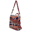 Mixed animal skin print safari textures mix leopard zebra tiger skins patterns luxury animals texture Crossbody Backpack View1