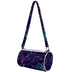 Realistic Night Sky Poster With Constellations Mini Cylinder Bag by BangZart
