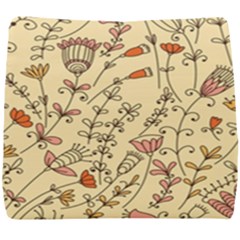 Seamless Pattern With Different Flowers Seat Cushion by BangZart