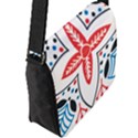 Motif Flap Closure Messenger Bag (L) View2