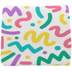 Abstract Pop Art Seamless Pattern Cute Background Memphis Style Seat Cushion by BangZart
