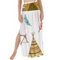 Cute cartoon native american seamless pattern Maxi Chiffon Tie-Up Sarong View1