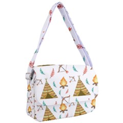Cute Cartoon Native American Seamless Pattern Courier Bag by BangZart