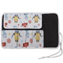 Cute cartoon robots seamless pattern Pen Storage Case (S) View2