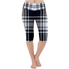 Pixel Background Design Modern Seamless Pattern Plaid Square Texture Fabric Tartan Scottish Textile Lightweight Velour Cropped Yoga Leggings by BangZart